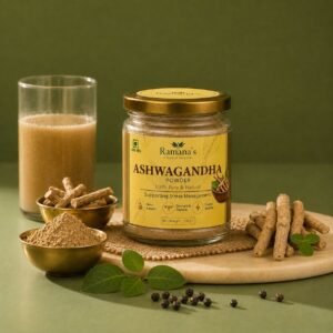 Ramana’s Ashwagandha Powder – 100% Pure & Natural Ayurvedic Herb | 100g